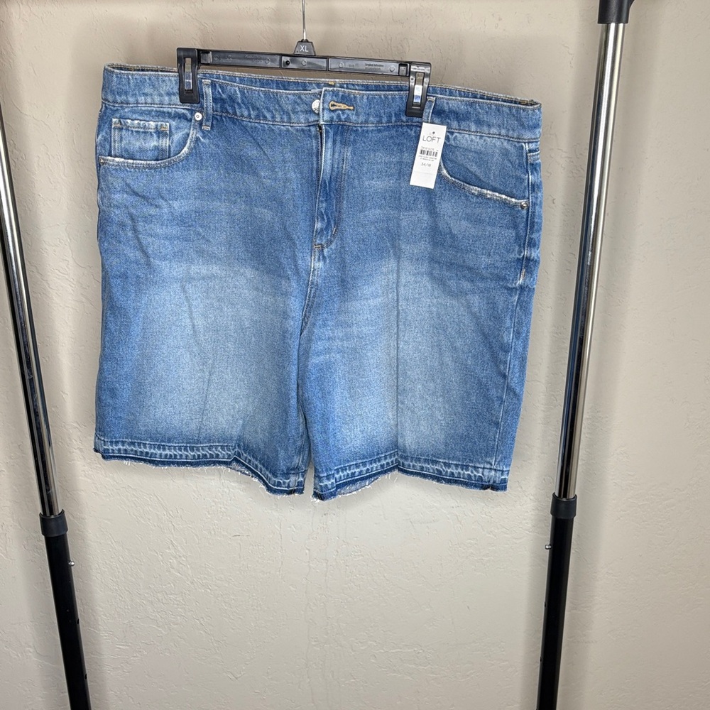 LOFT Blue Jean Shorts